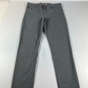 GRLFRND Pants Women's 28 Candice Mid Rise Skinny Hitchin A Ride Grey Stretch